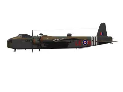 Short Stirling Mk IV 3D model