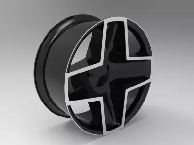 Car Rim 3D model by MA-3D