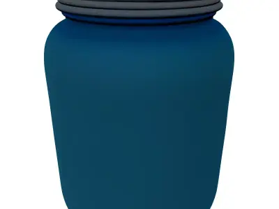 Futuristic Brain in Jar Prop 3D model