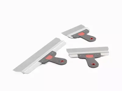 Spatula For Putty 01  Low-poly 3D model