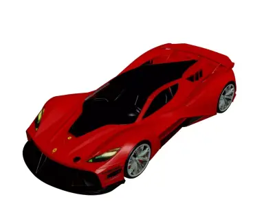 Concept Premium Hyper Vehicle Futuristic Ultra Performance  3D model