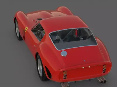 1962 Ferrari 250 GTO 3D Model  Holy Grail of Classic Cars 3D model