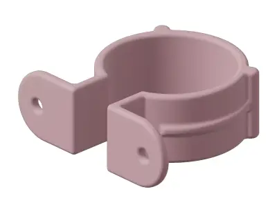 Plastic Premium Pipe Clip 3D model