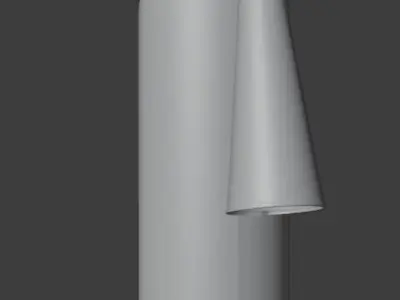 Extinguisher and bottles 3D model