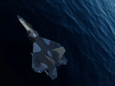 f-22 raptor 3d model in detail  animation ready USA F-22 RAPTOR 3D model