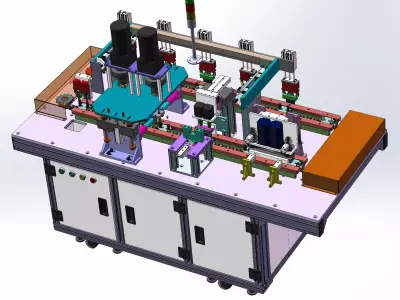 Automatic oil plug assembly machine 3D model