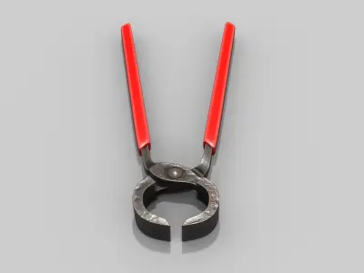 pliers Low-poly 3D model order