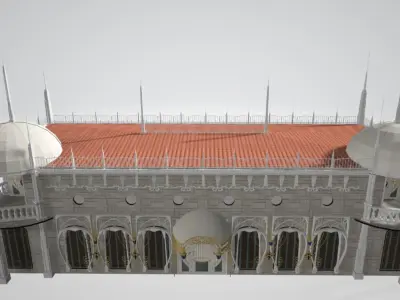 Music pavilon 3D model