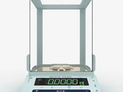 Analytical Balances 3D model