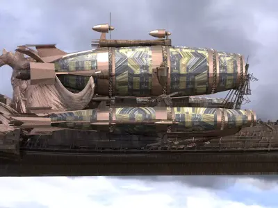  Kings Golden Eagle Zeppelin  3D model