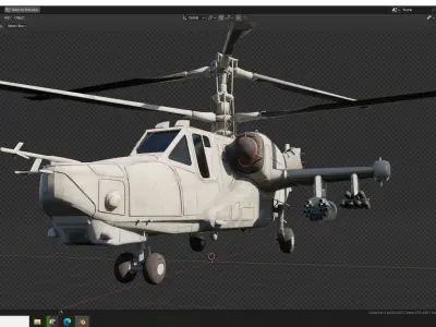 KA 52 Helicopter 3D model