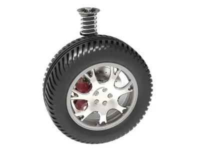 Wheels 3D model wheel 3D model