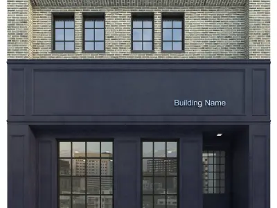 Modern Commercial Building No11 3D model