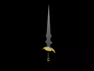Low Poly Sword Low-poly 3D model buy