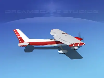 Cessna 150 Aerobat V06 3D model