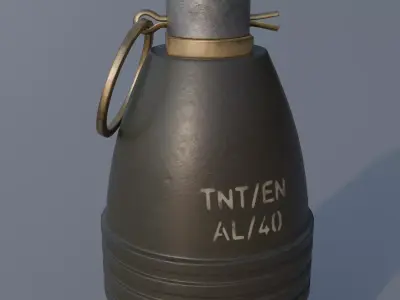 M32 Finnish Grenade Low-poly 3D model