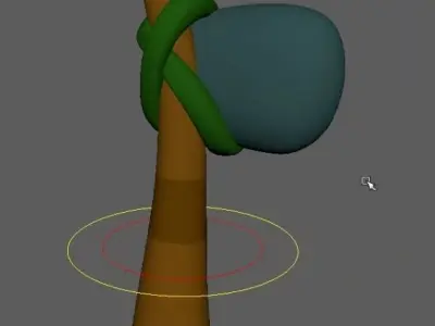 Stone age hammer 3D model