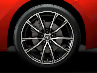 Toyota GT 86 2016 wheel 3D model