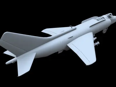 Yakovlev Yak-38 Free low-poly 3D model