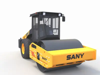  Road Roller 3  3D model