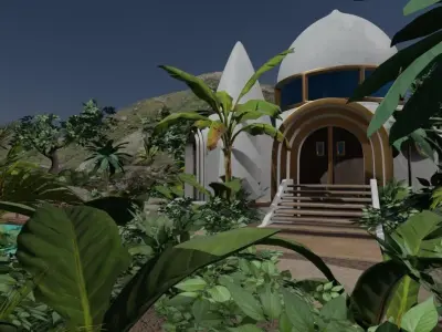 Jungle Village 3D model