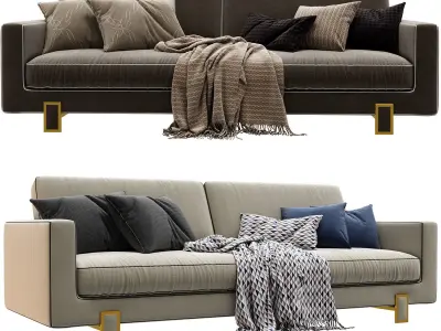 LUSO  Sofa By Casa Magna 3D model