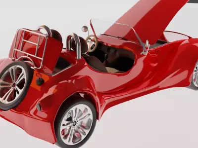 Stylized Sport Roadster Car Kaipan 16  3D model