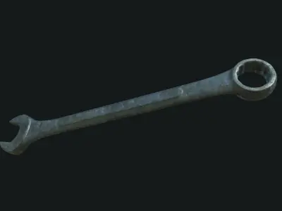 Wrench 3D model 4