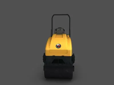 Wacker neuson rd12 Road Roller 3D model