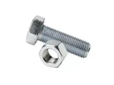 Screws with nuts M5 M6 M8 and M10 3D model