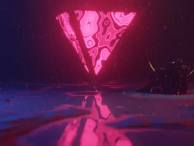 Sci Fi Scene Low-poly 3D model purchase