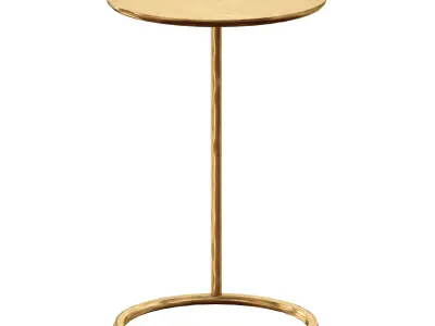 Azura Brass C-Table Crate and Barrel 3D model