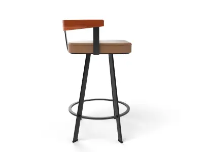 Bar Stool CRS Free low-poly 3D model