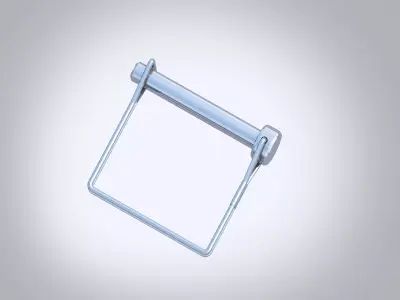 Hitch Pin Low-poly 3D model
