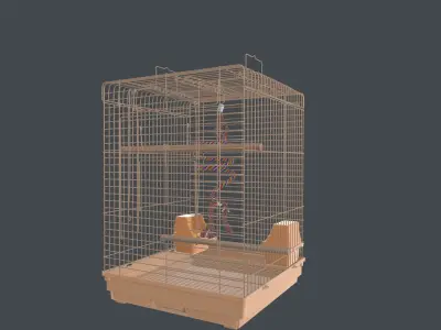 Bird Cage 3D model get