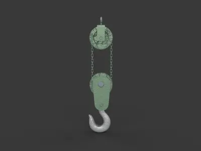Chain Pulley 3D model