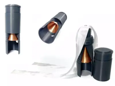 KOBE 3b30 cluster munition in section 3D print model