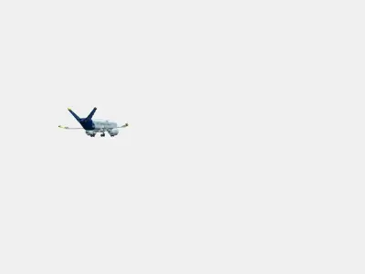 LEGO City 60367 Passenger aircraft Low-poly 3D model