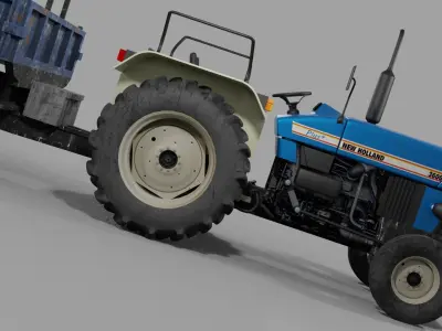 Holland Tractor 3D model