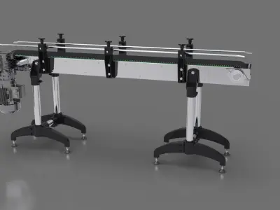 Modular Conveyor 3D model
