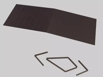 Industrial Roof Free low-poly 3D model