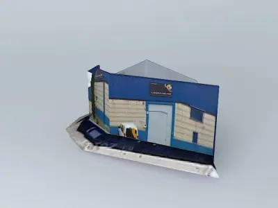 Logrocolor pop up banner stand - x Free 3D model