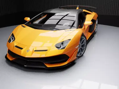 Lamborghini Aventador SVJ model 3D model