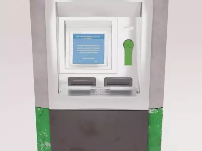 ATM Electonock Terminal 3D model