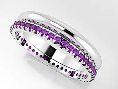 3 Rings in one  3D model
