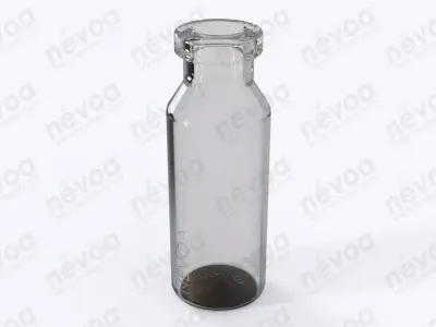 Glass vial - ISO 8362-1 - ISO 8362-1-4R - vial - 4 ml 3D model