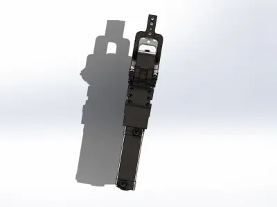 Grampo Pneumatico UCBP 40 Pneumatic Clamp 3D model