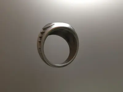 Stylized Green Lantern Ring 3D print model