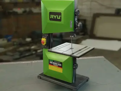 Realistic Power Tool Bosch Band Saw 3D Model with PBR Texture Low-poly 3D model