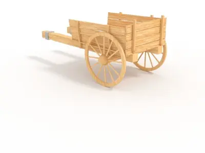 Old cart Free 3D model purchase